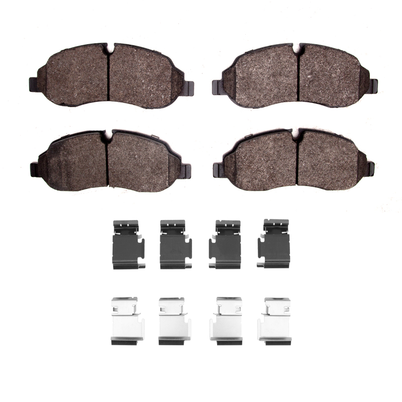 Ford Transit-350 HD/DRW Brake Pads - Front - R1 Concepts - Semi Met - `15-`25 Ford Transit-350 HD/DRW Brake Pads - Front - R1 Concepts - Semi Met - `15-`25